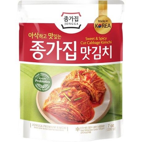 ,,JONGGA'' Kimchi korėjietiško stiliaus marinuoti kiniški kopūstai 200g.