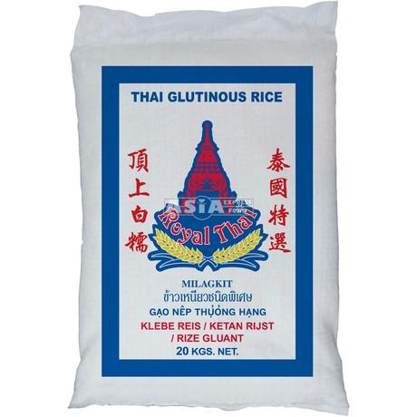 Lipnūs ryžiai ROYAL THAI RICE, 20 kg.