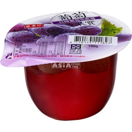 Vaisių želė su vynuogėmis SHENG XIANG ZHEN, 180 g.