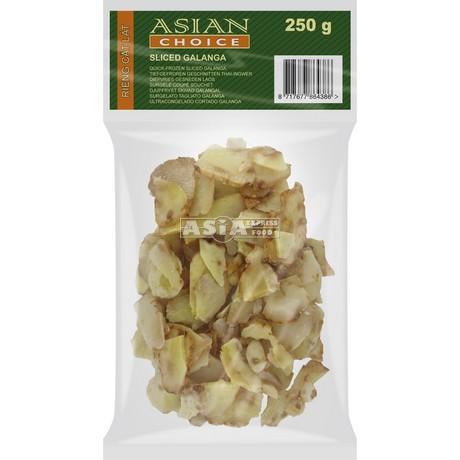 Pjaustyta galangalo šaknis ASIAN CHOICE, 250 g.
